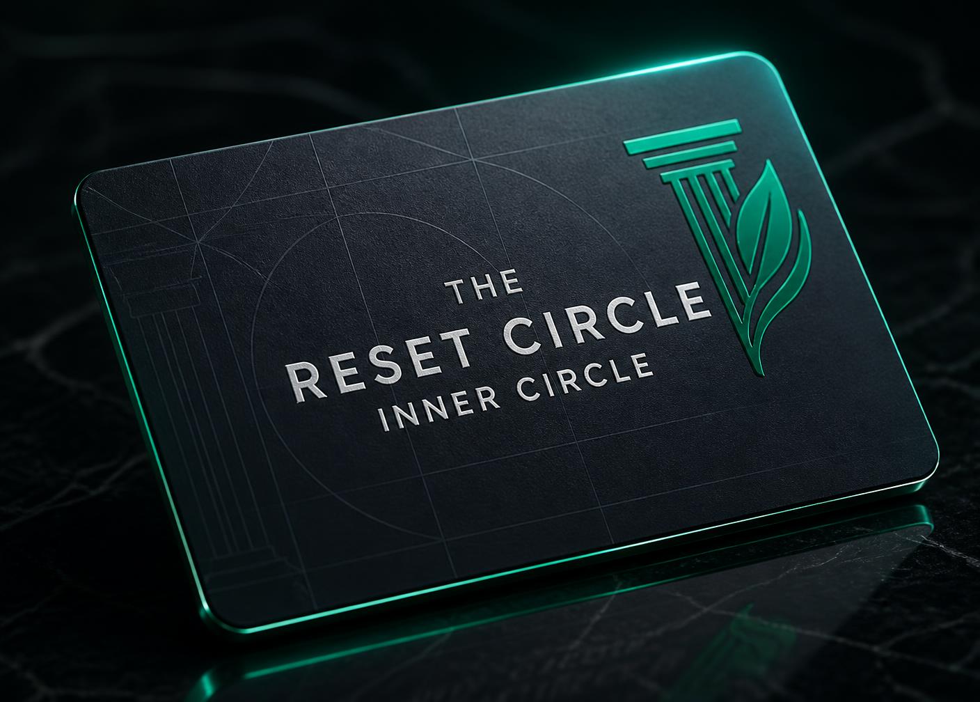 The Reset Circle Inner Circle membership card
